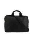 Black Synthetic Leather Travel Bag