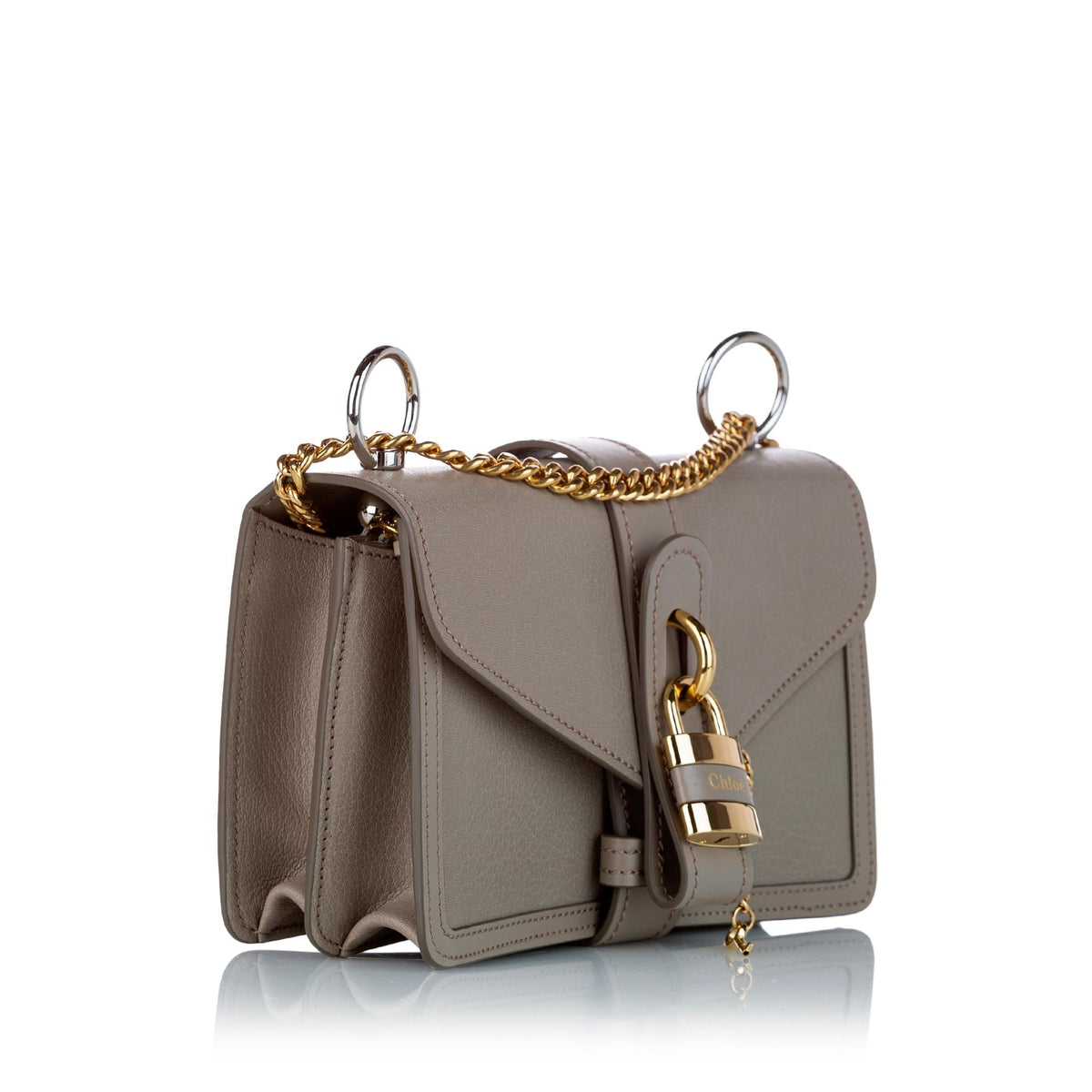 Chloe Aby Leather Shoulder Bag (SHG-25204)