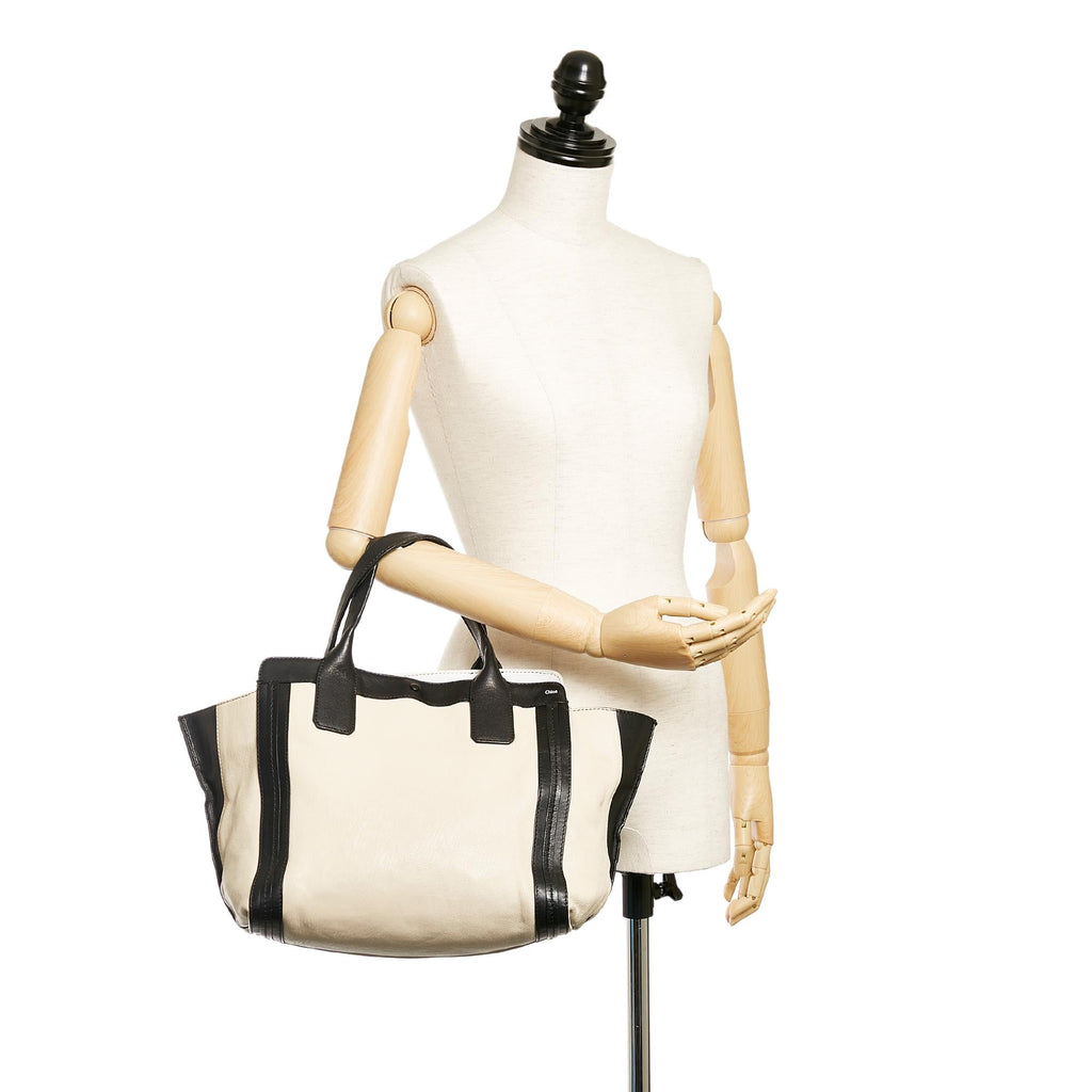 Chloe Alison Leather Tote Bag (SHG-27064)
