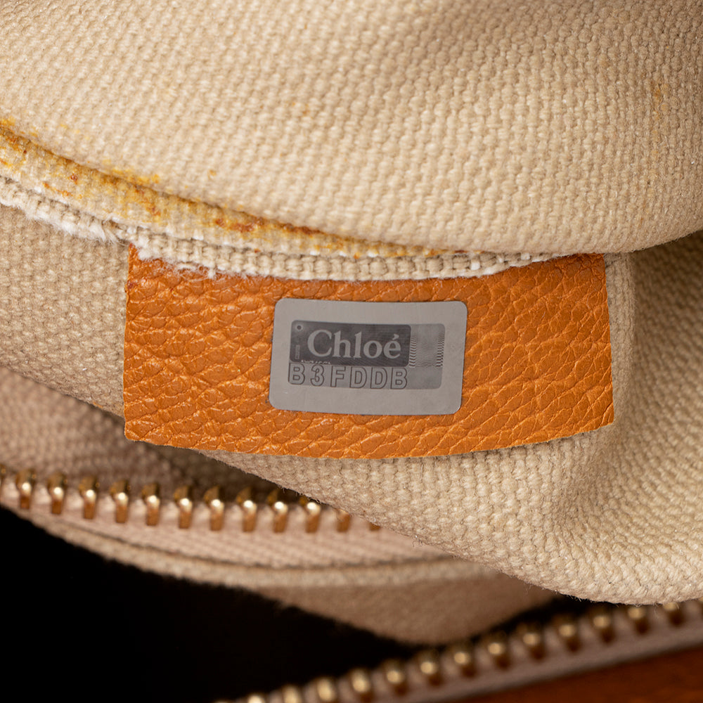 Chloe Calfskin Everston Medium Double Satchel (SHF-13921)