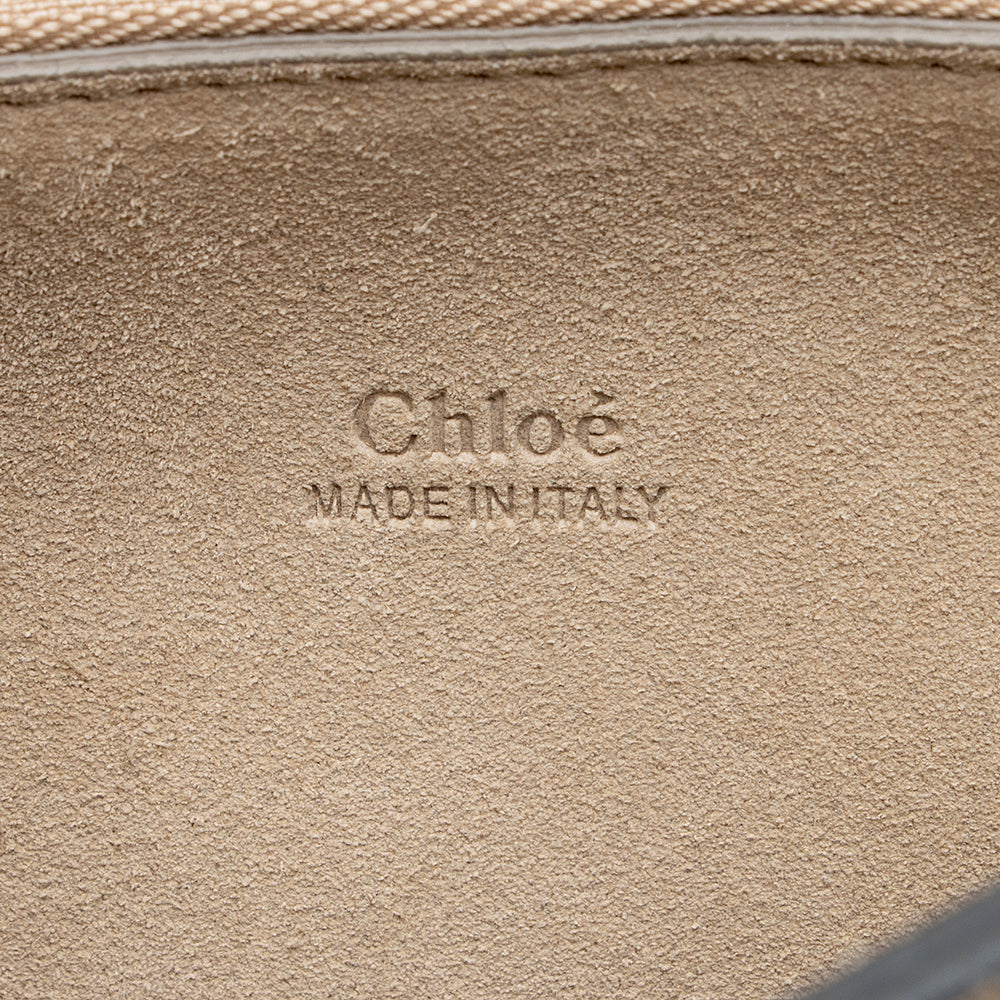 Chloe Calfskin Suede Faye Medium Shoulder Bag (SHF-18263)