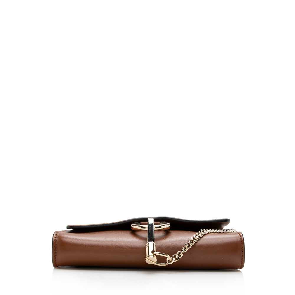 Chloe Calfskin Suede Faye Mini Shoulder Bag (SHF-16814)