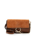 Chloe Calfskin Suede Faye Mini Shoulder Bag (SHF-16814)