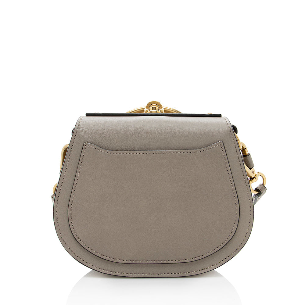 Chloe Calfskin Suede Nile Small Bracelet Bag (SHF-18310)