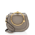 Chloe Calfskin Suede Nile Small Bracelet Bag (SHF-18310)