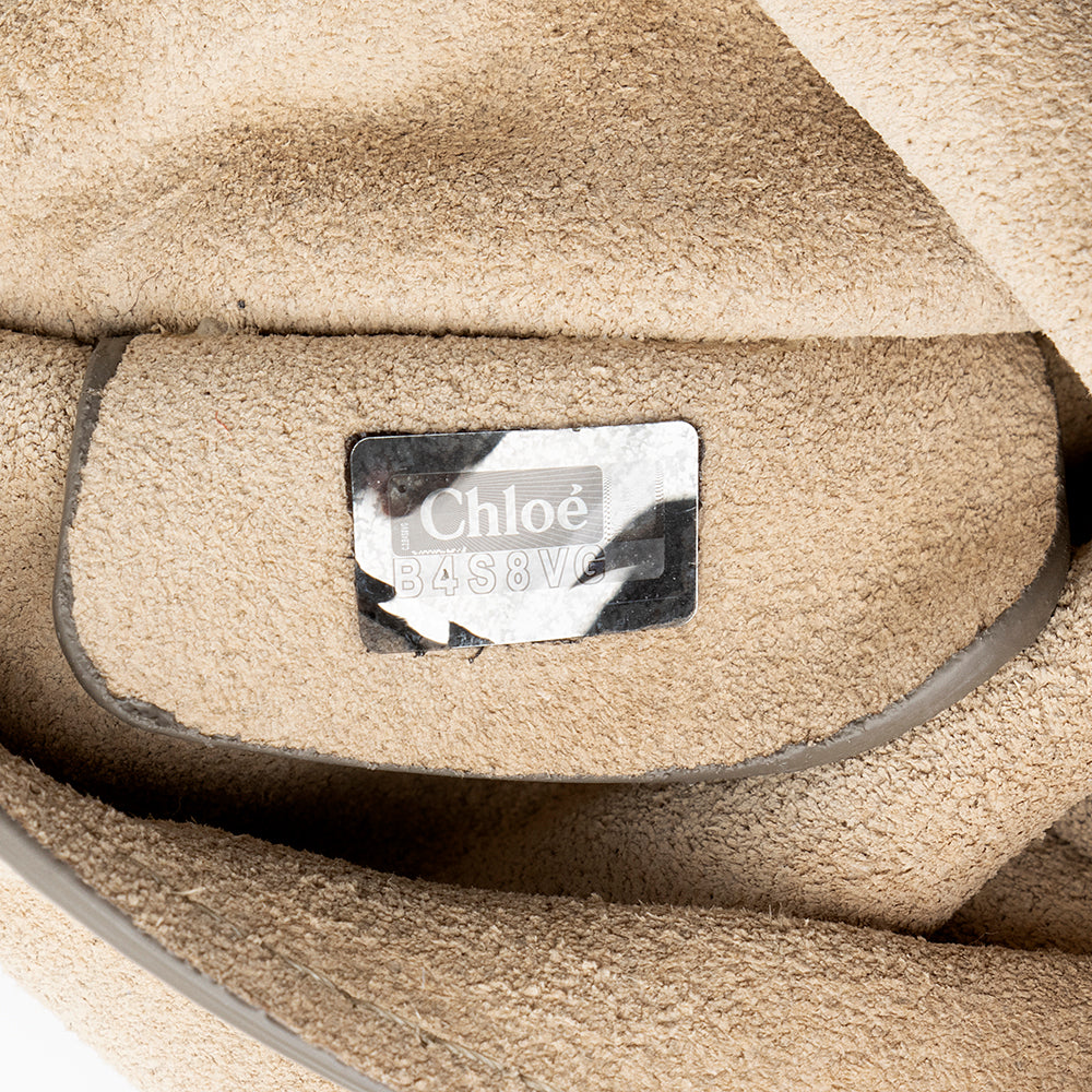 Chloe Calfskin Suede Small Faye Shoulder Bag (SHF-14816)