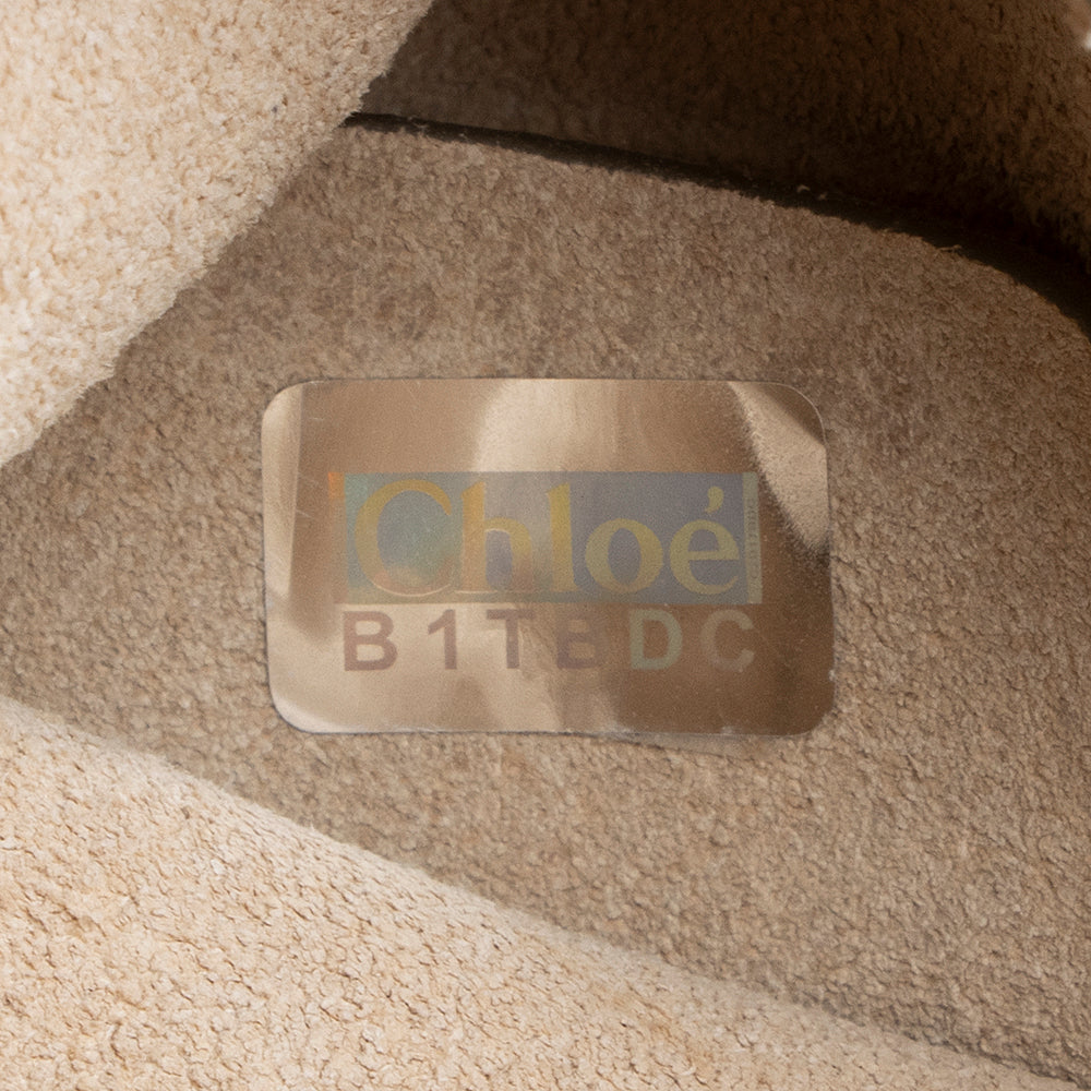 Chloe Calfskin Suede Small Faye Shoulder Bag (SHF-14628)