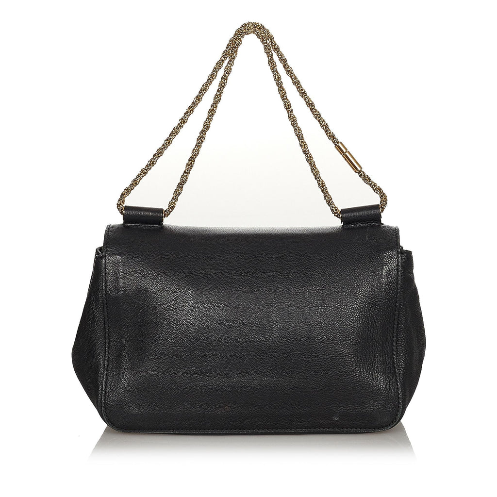 Chloe Elsie Leather Shoulder Bag (SHG-24535)