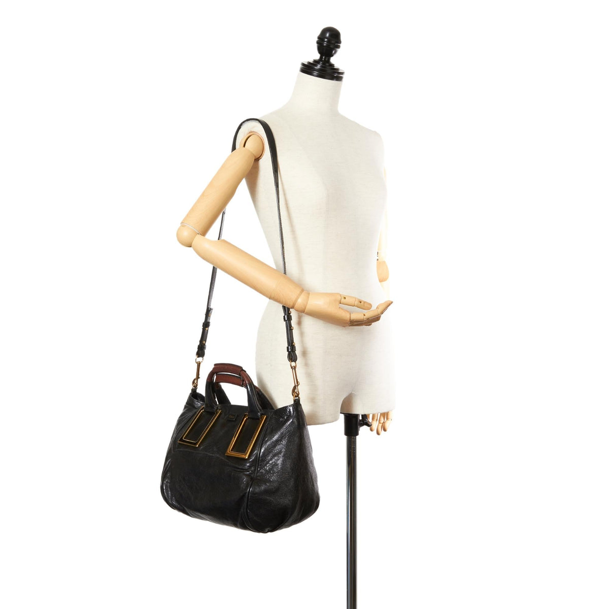 Chloe Ethel Leather Satchel (SHG-26684)