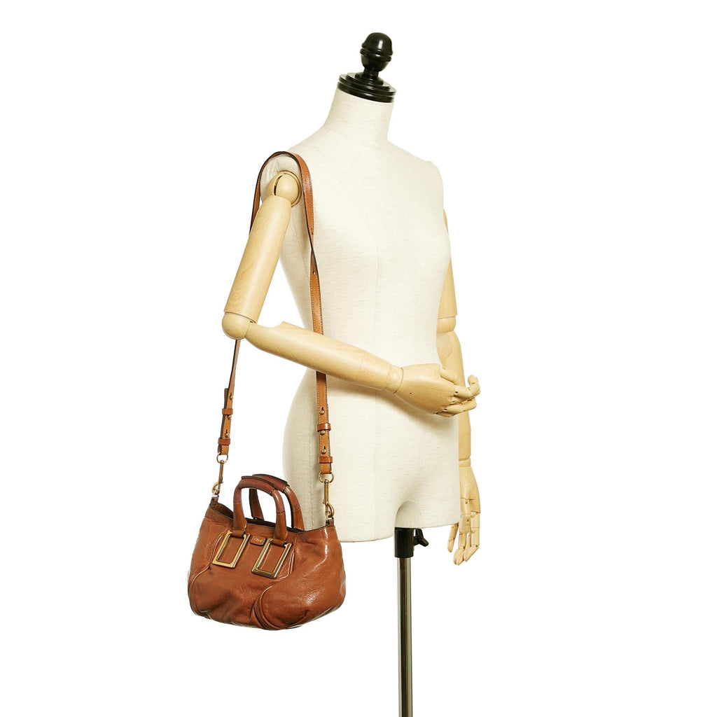 Chloe Ethel Leather Satchel (SHG-27079)