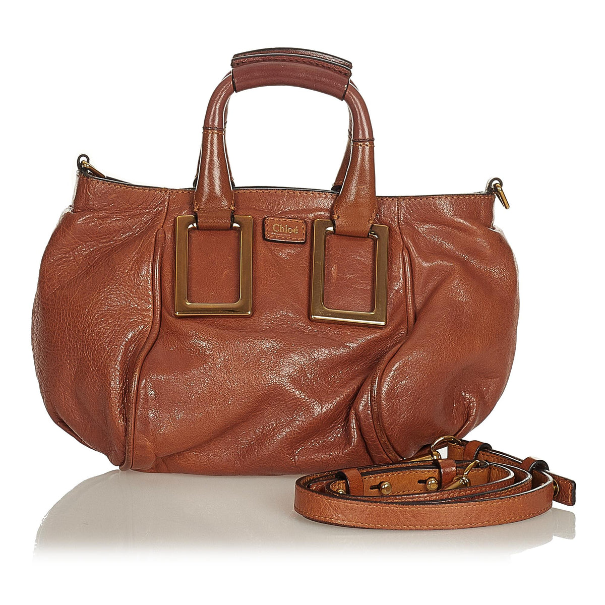 Chloe Ethel Leather Satchel (SHG-27079)