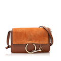 Chloe Faye Leather Crossbody Bag (SHG-25743)