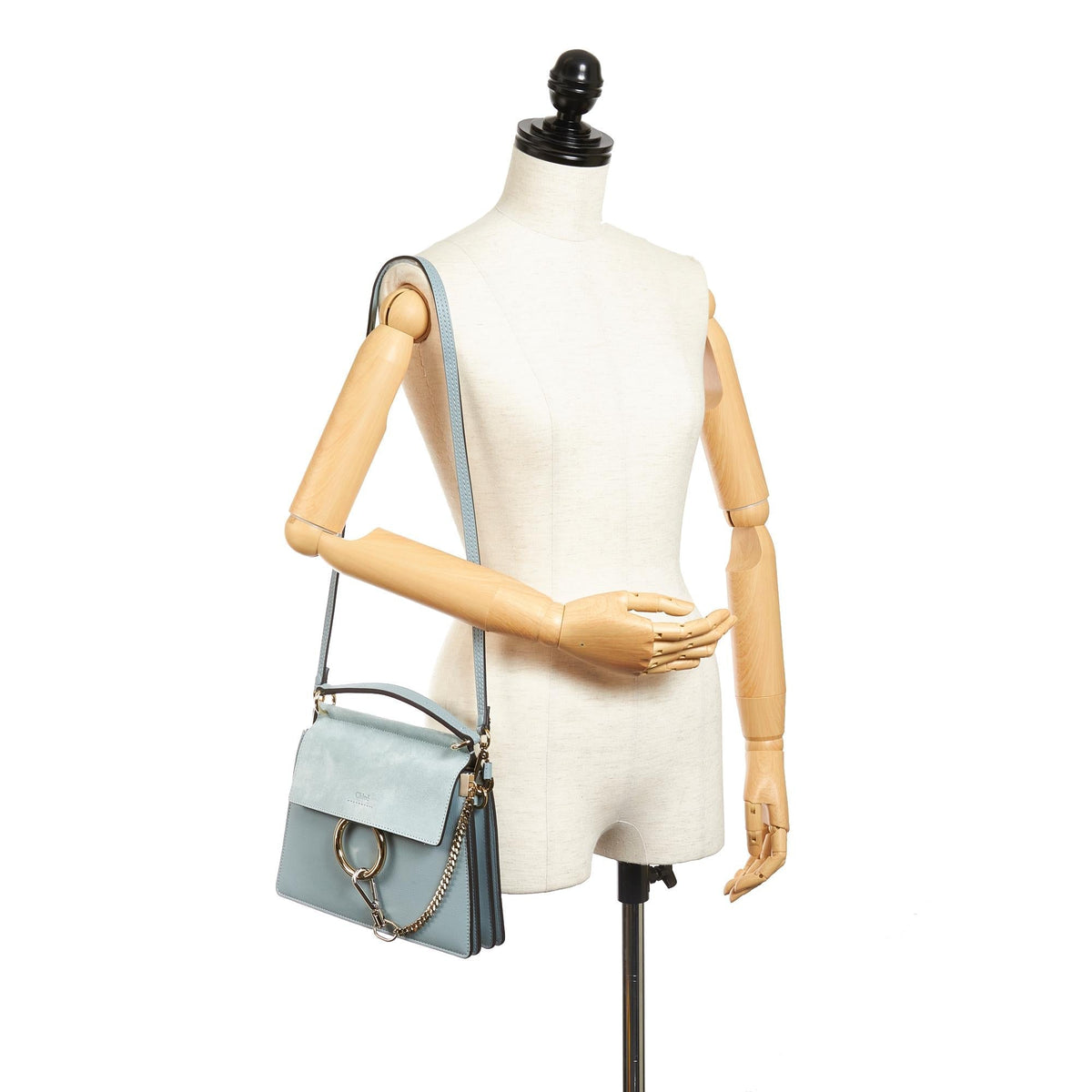Chloe Faye Leather Satchel (SHG-26896)