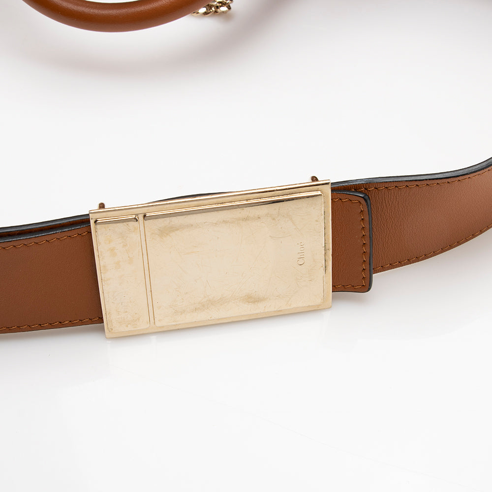 Chloe Leather Baylee Medium Shoulder Bag (SHF-15738)