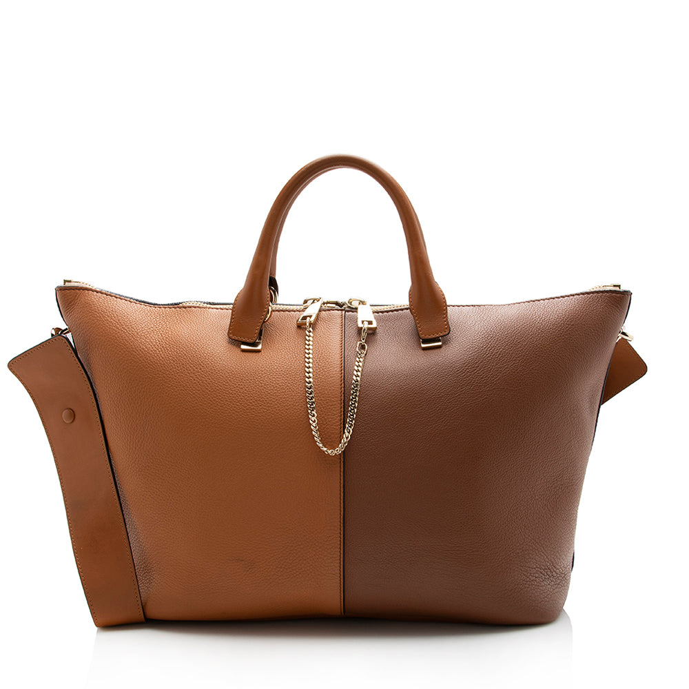 Chloe Leather Baylee Medium Shoulder Bag (SHF-15738)