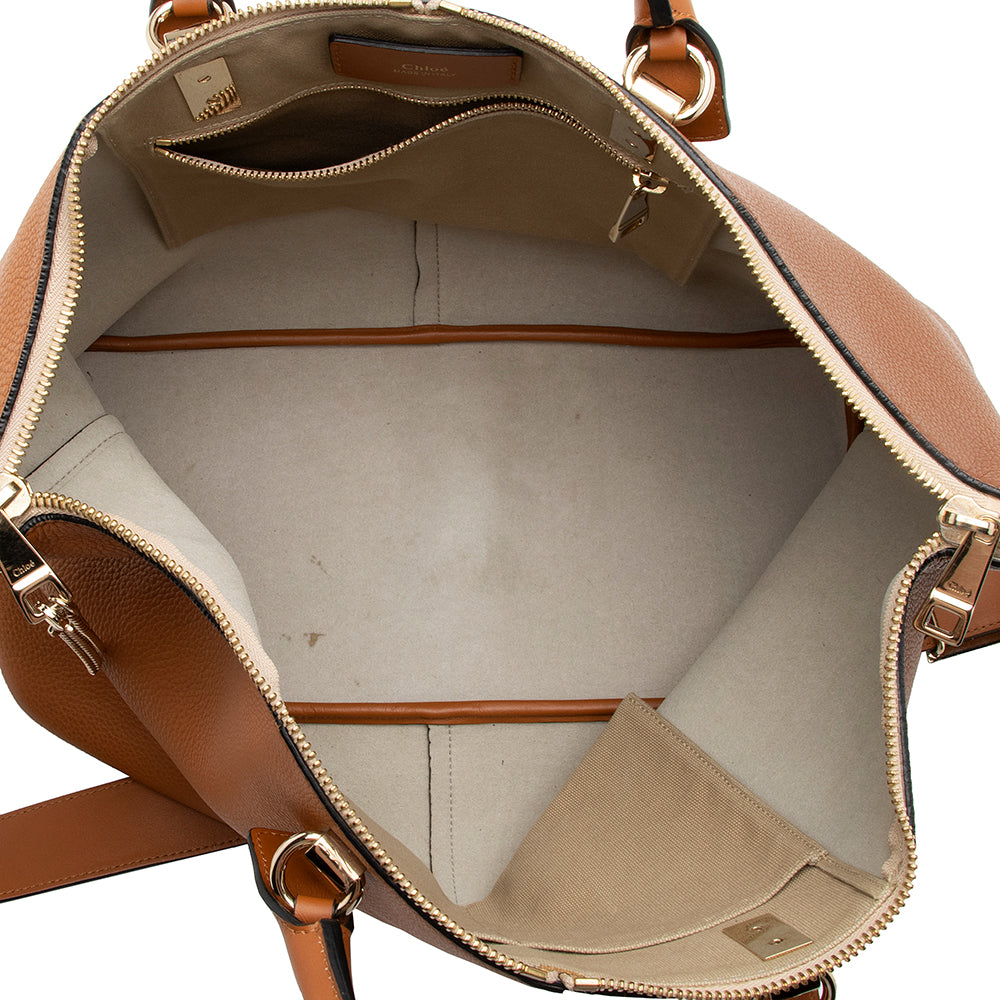 Chloe Leather Baylee Medium Shoulder Bag (SHF-15738)