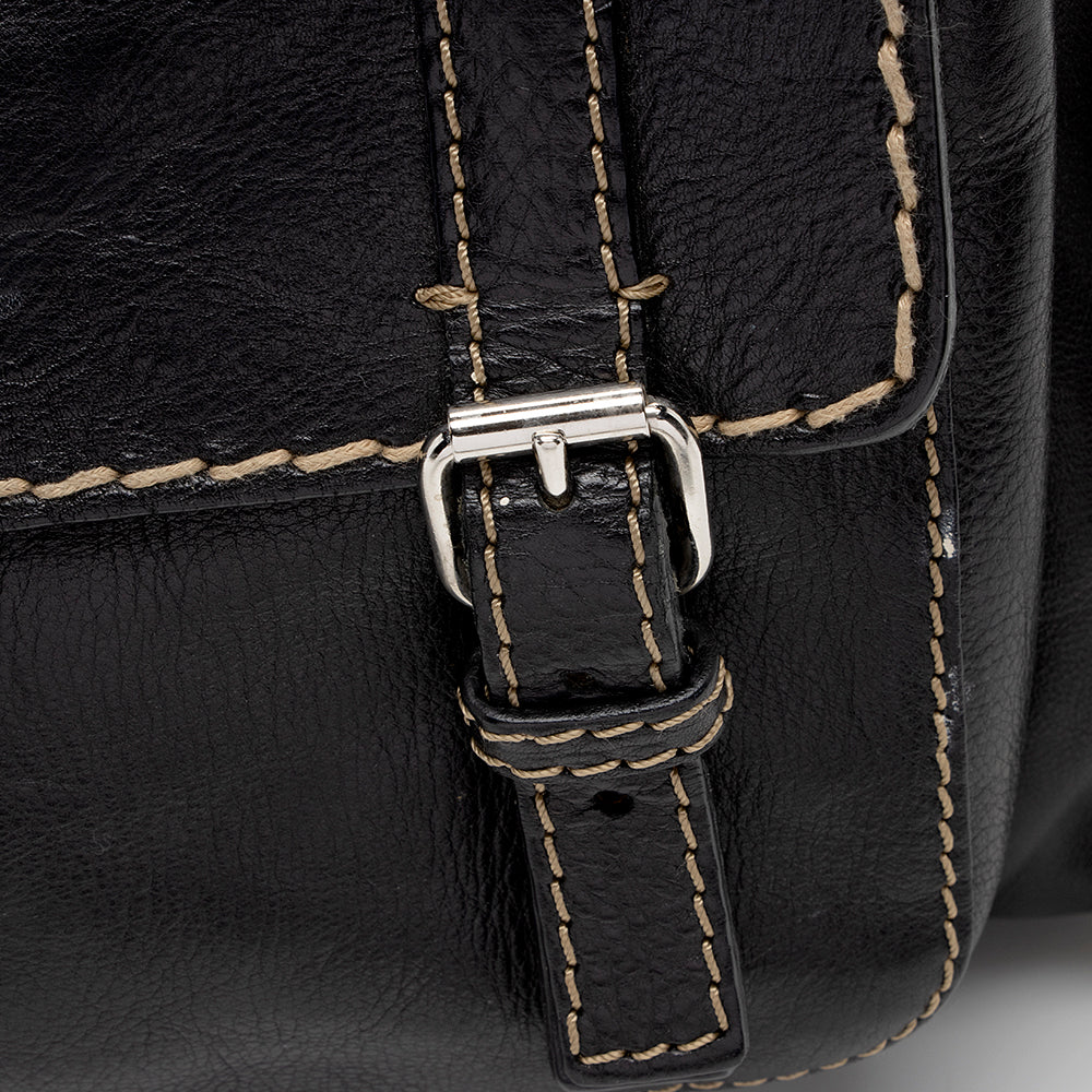 Chloe Leather Edith Large Tote (SHF-15404)