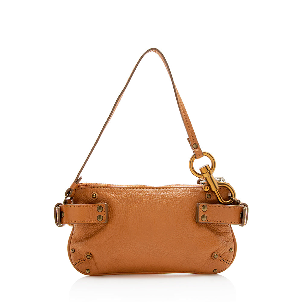 Chloe Leather Paddington Clutch (SHF-12061)