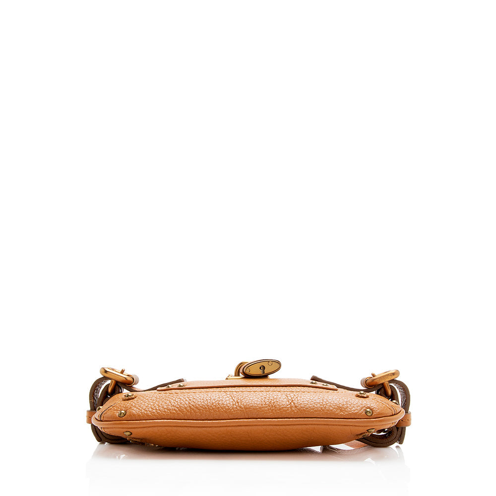 Chloe Leather Paddington Clutch (SHF-12061)