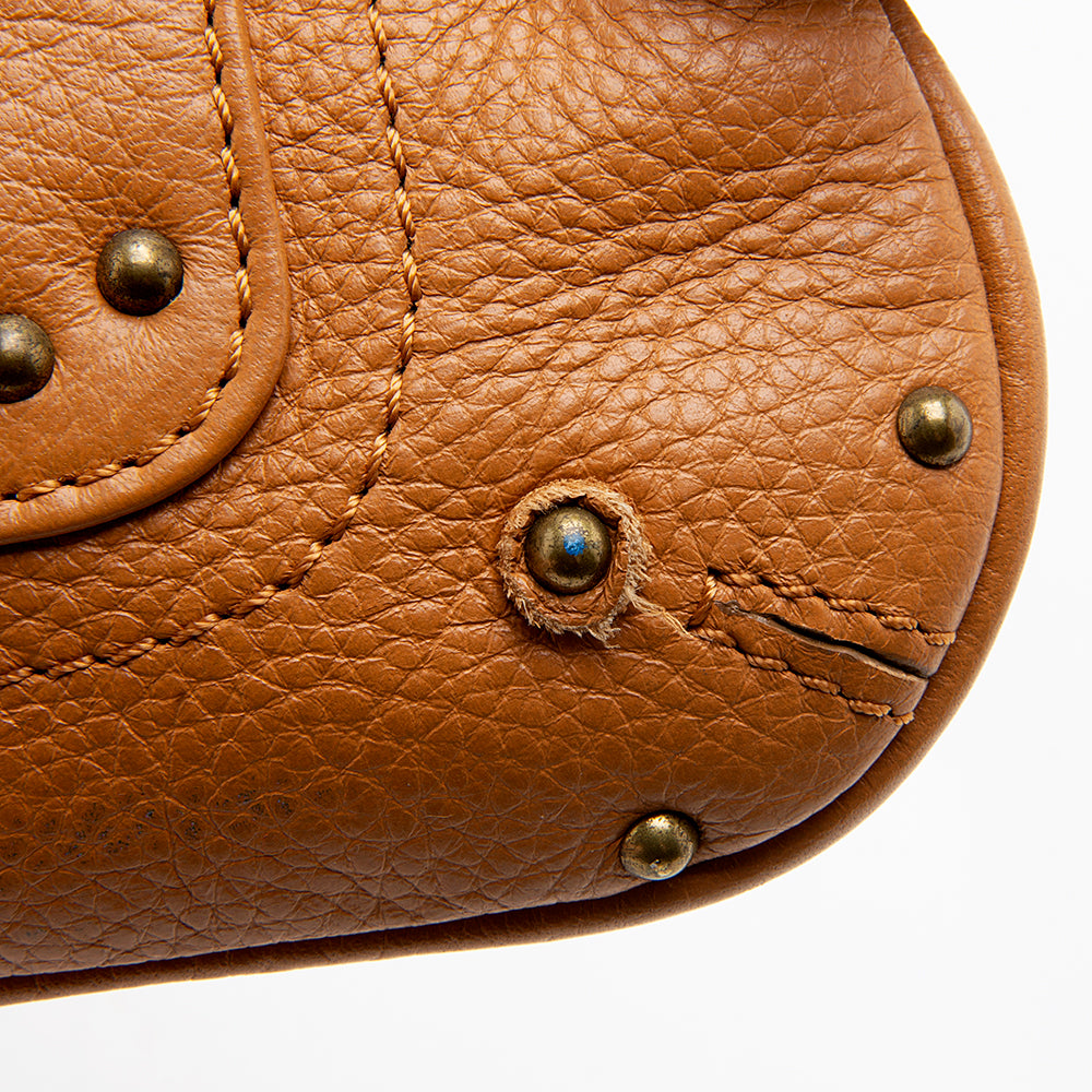 Chloe Leather Paddington Clutch (SHF-12061)