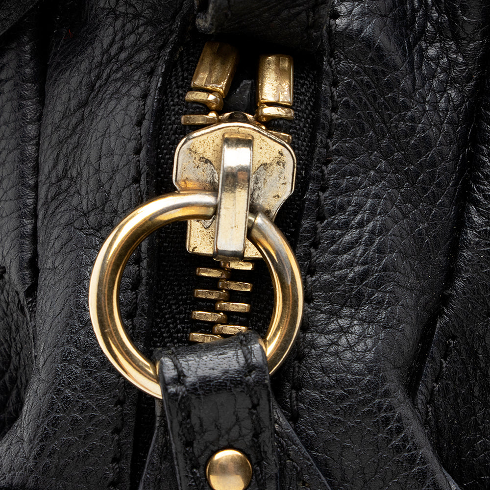 Chloe Leather Paraty Medium Satchel (SHF-18289)