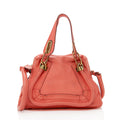 Chloe Leather Paraty Small Satchel (SHF-14701)