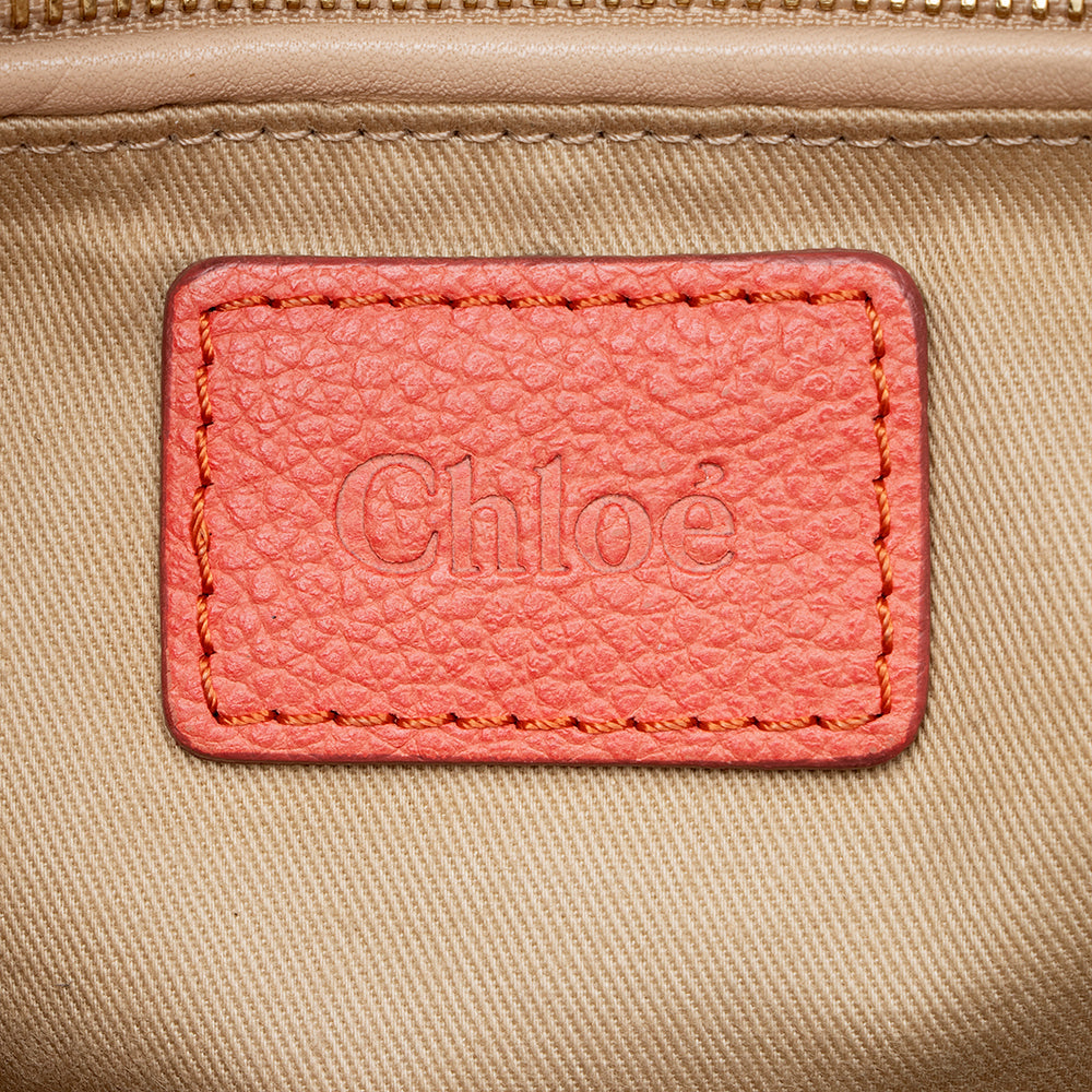 Chloe Leather Paraty Small Satchel (SHF-14701)