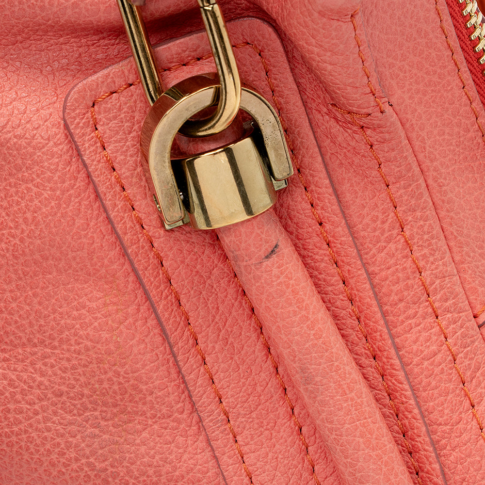Chloe Leather Paraty Small Satchel (SHF-14701)