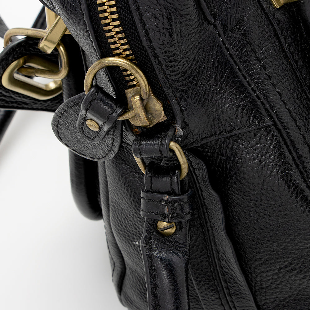 Chloe Leather Paraty Small Satchel (SHF-14867)