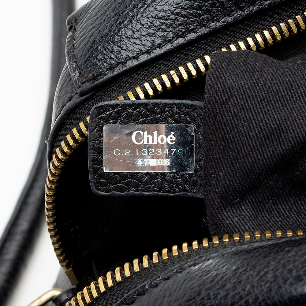 Chloe Leather Paraty Small Satchel (SHF-14867)