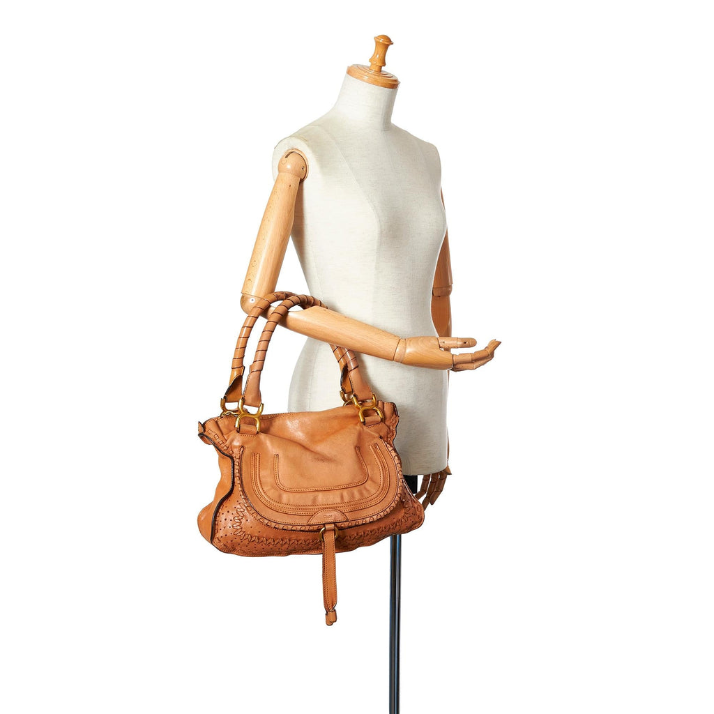 Chloe Marcie Leather Handbag (SHG-26377)