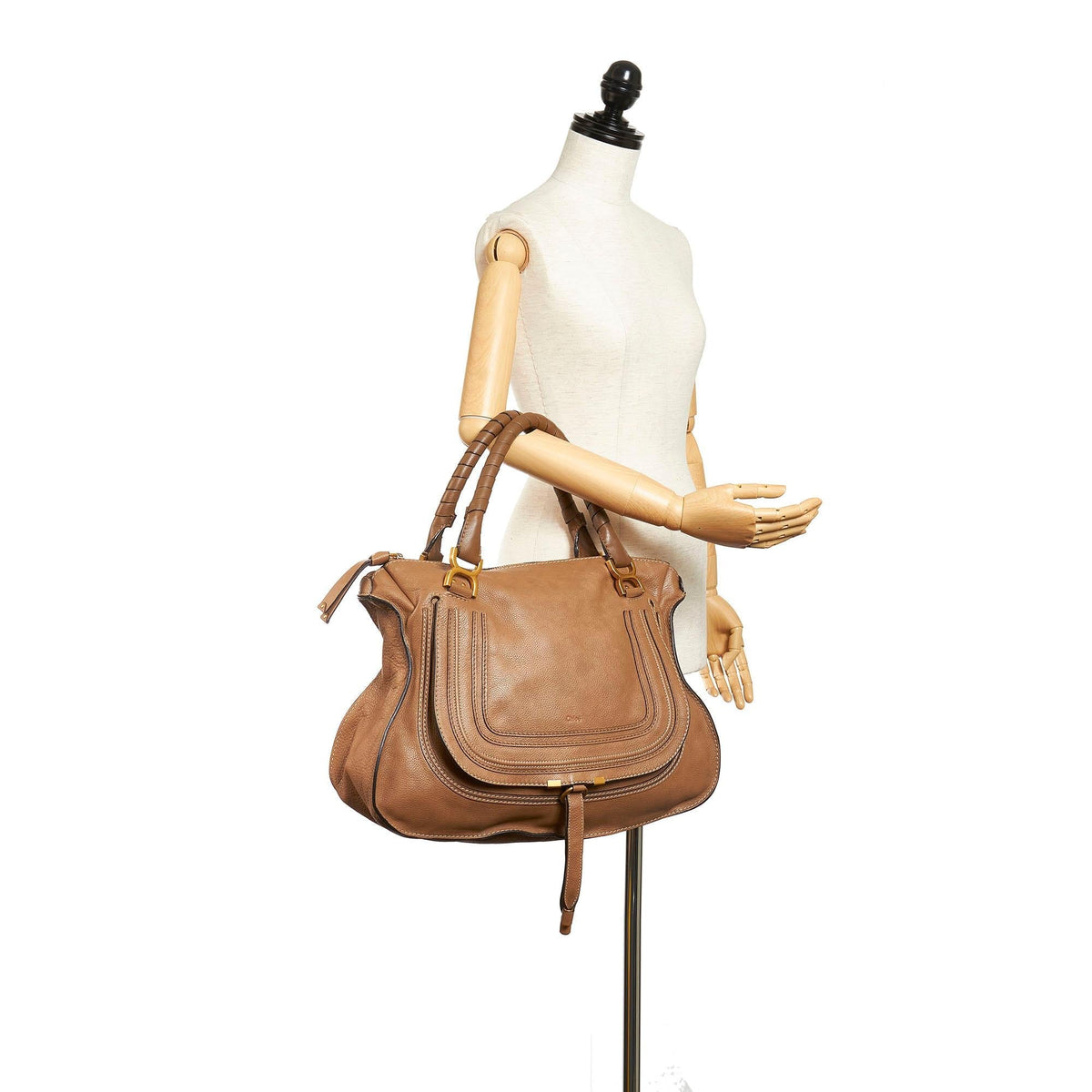 Chloe Marcie Leather Handbag (SHG-27138)