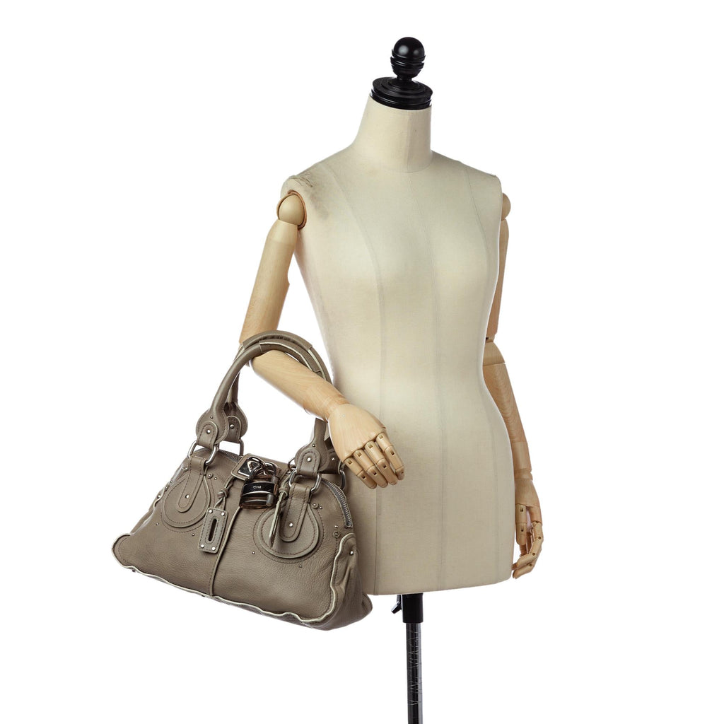 Chloe Paddington Leather Handbag (SHG-24329)
