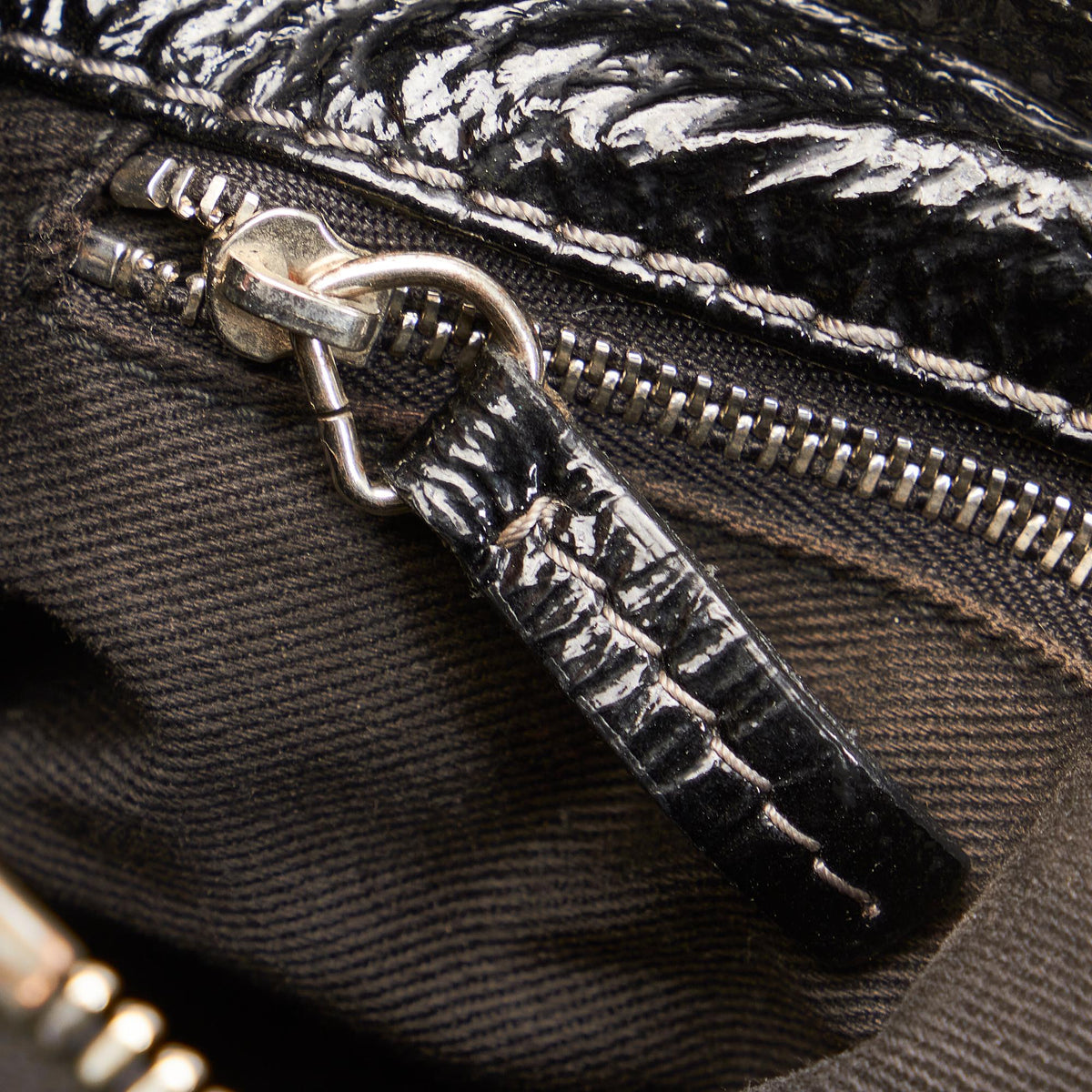 Chloe Paddington Patent Leather Handbag (SHG-26963)
