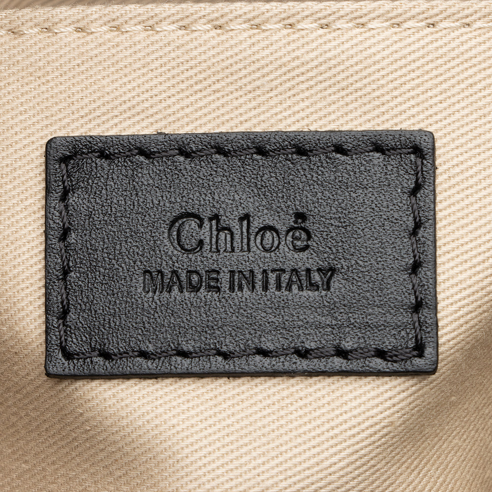 Chloe Quilted Leather Roy Shoulder Bag (SHF-15789)