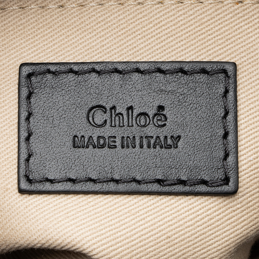 Chloe Quilted Leather Roy Shoulder Bag (SHF-15790)