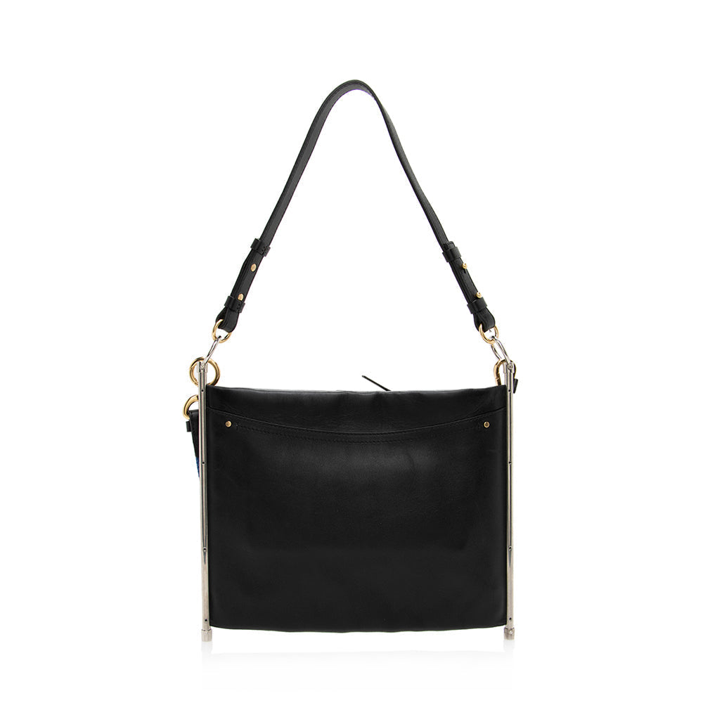 Chloe Quilted Leather Roy Shoulder Bag (SHF-15791)
