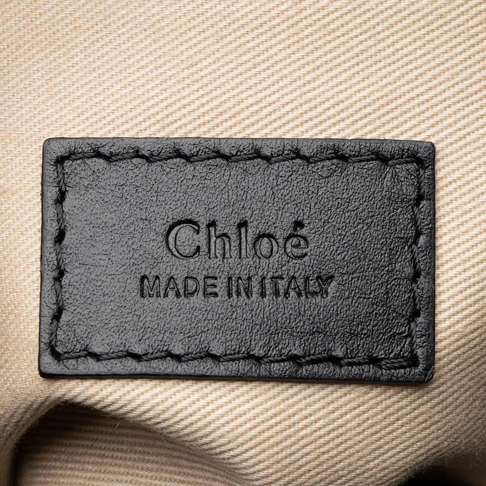 Chloe Quilted Leather Roy Shoulder Bag (SHF-15791)