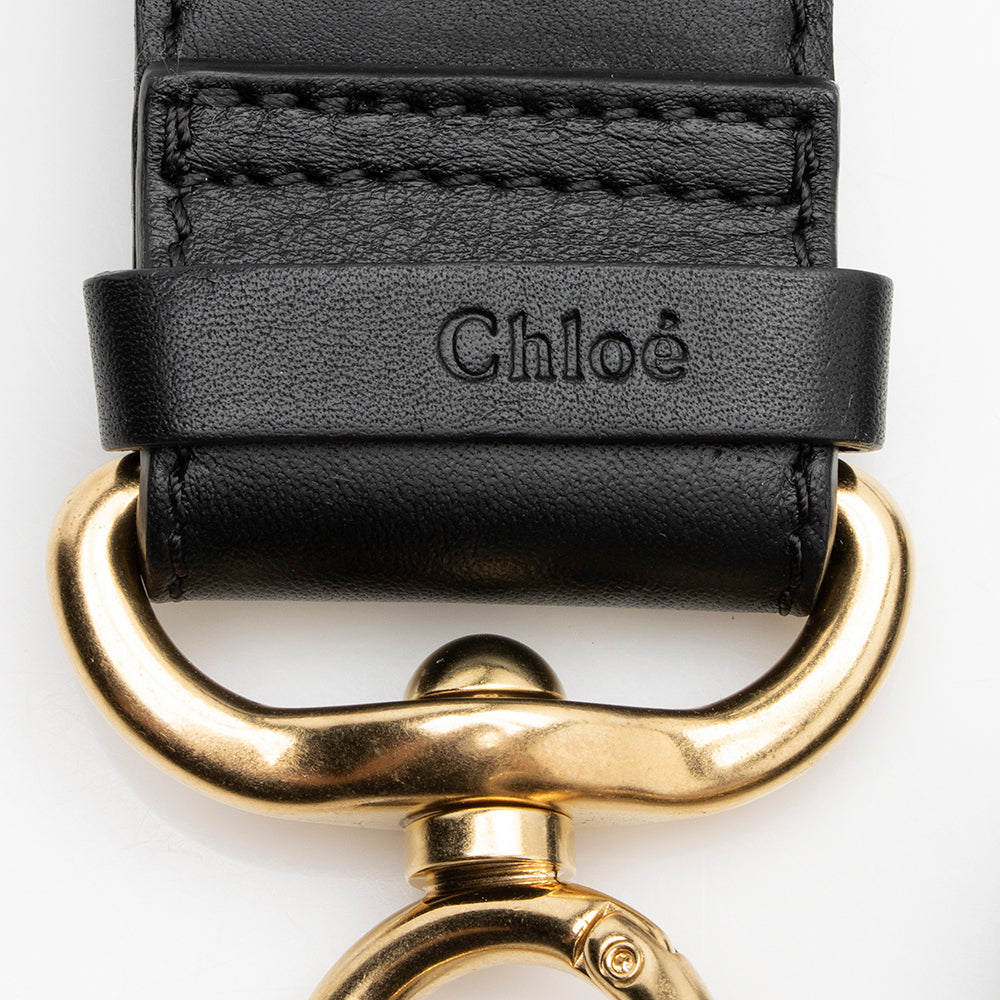Chloe Quilted Leather Roy Shoulder Bag (SHF-15791)