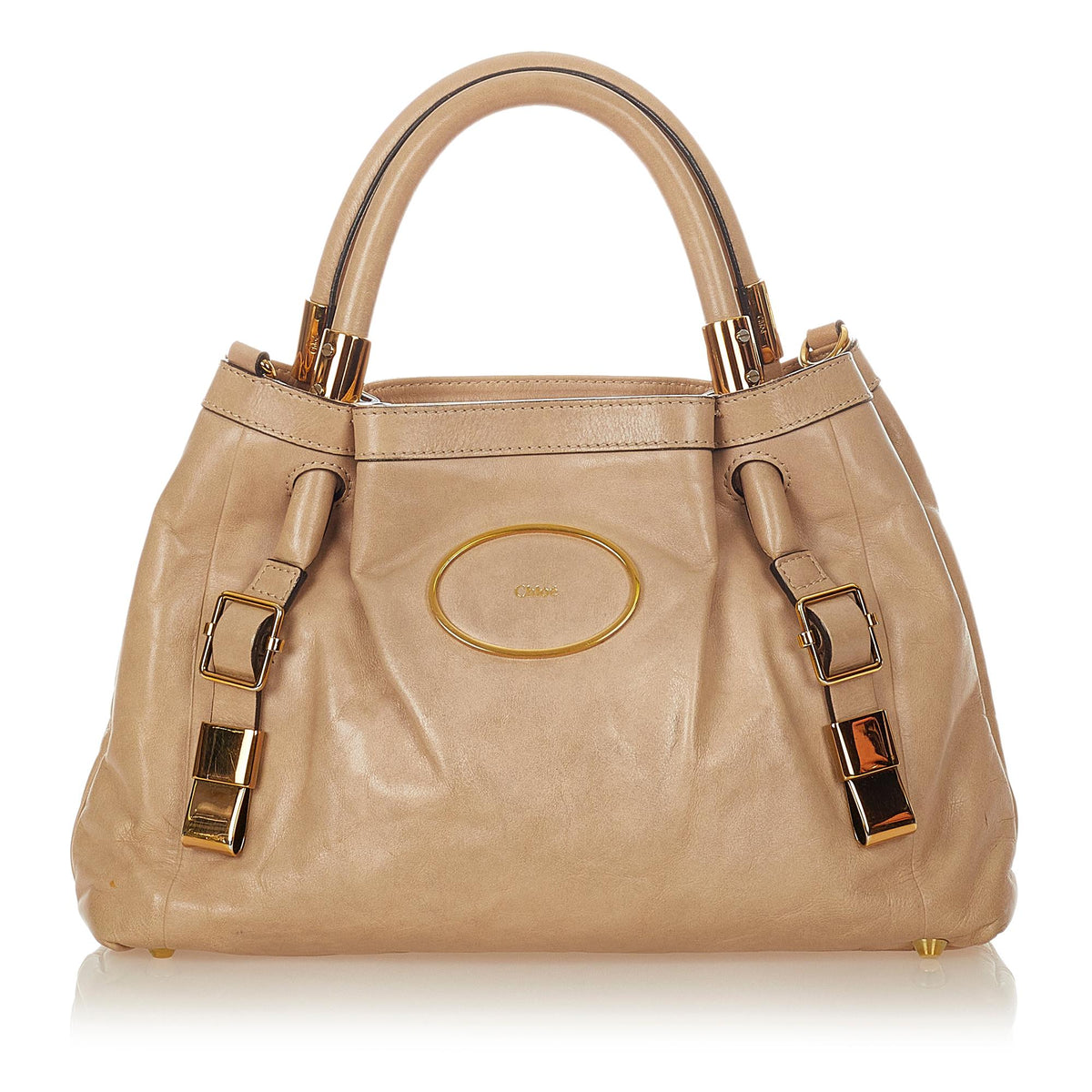 Chloe Victoria Leather Satchel (SHG-26623)