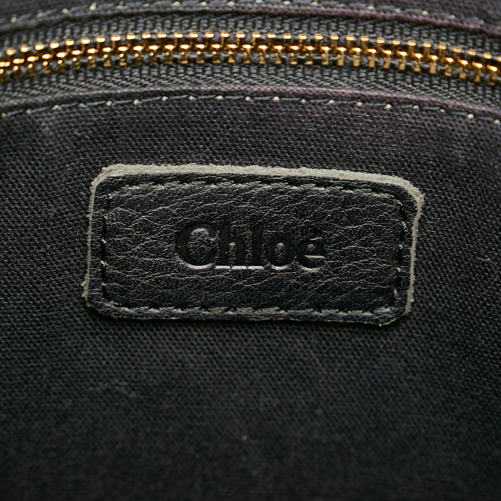 Chloe Woven Straw Shoulder Bag (SHG-23251)