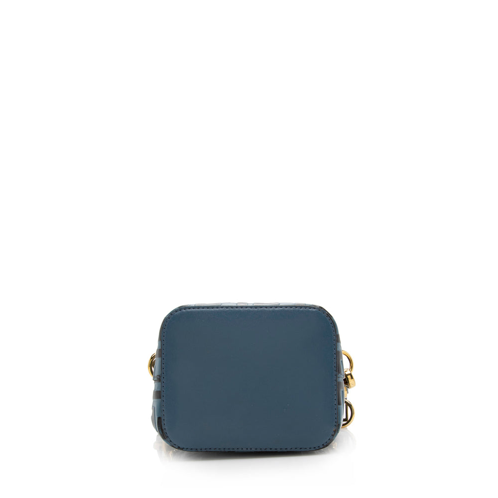 Fendi FF Embossed Calfskin Mon Tresor Mini Bucket Bag (SHF-16308)