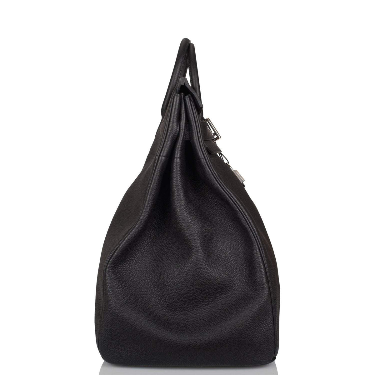 Hermes Black Togo HAC Birkin 50cm Palladium Hardware