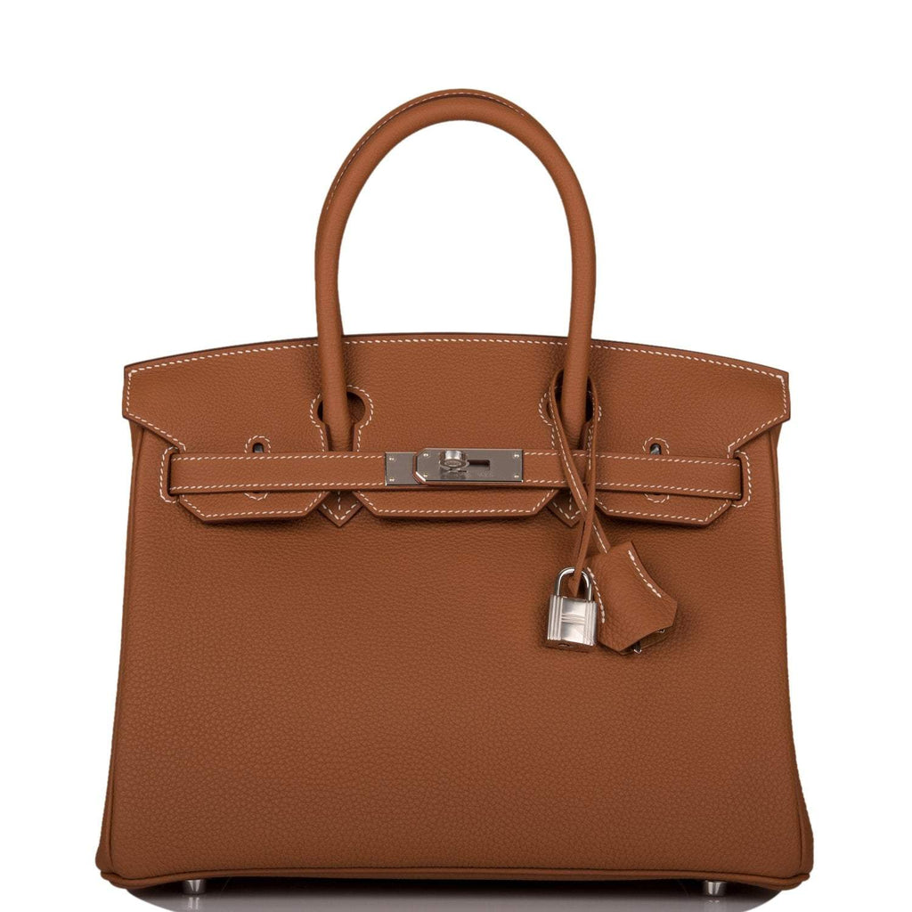 Hermes Gold Togo Birkin 30cm Palladium Hardware
