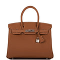 Hermes Gold Togo Birkin 30cm Palladium Hardware