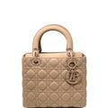 CHRISTIAN DIOR Ultramatte Quilted Cannage Medium Lady Dior