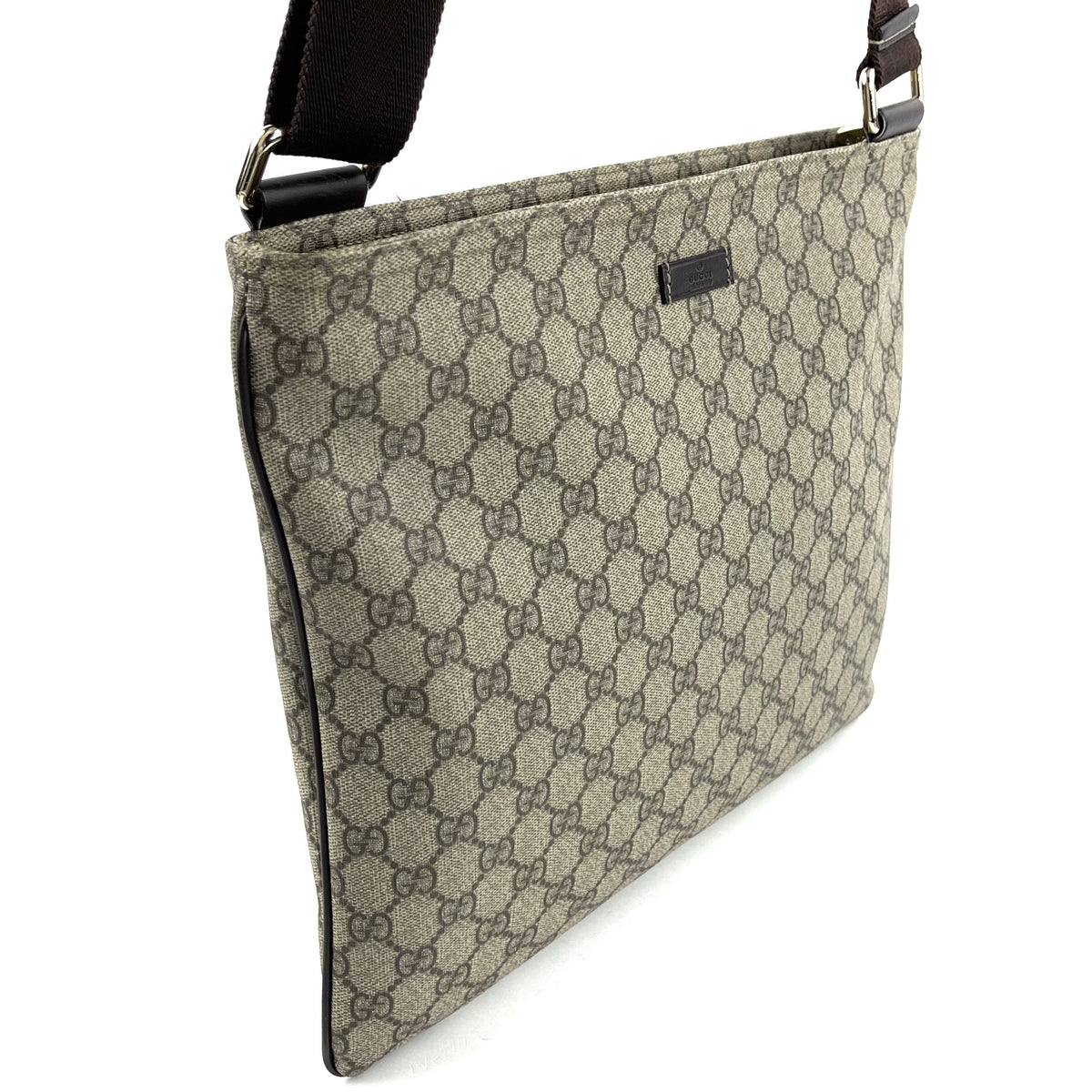 GUCCI GG Supreme Flat Messenger Bag