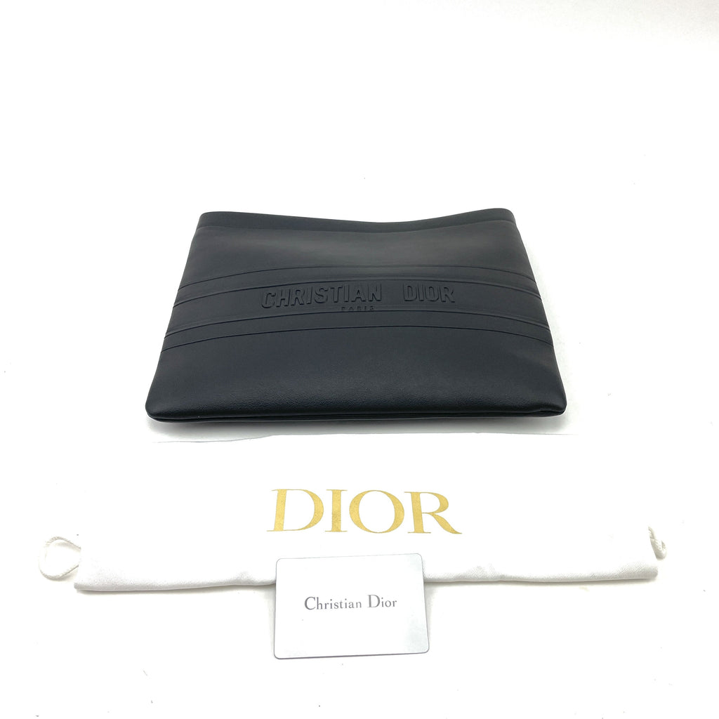 CHRISTIAN DIOR Leather Clutch