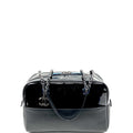 CHANEL Patent & Lambskin Leather Bowling Bag