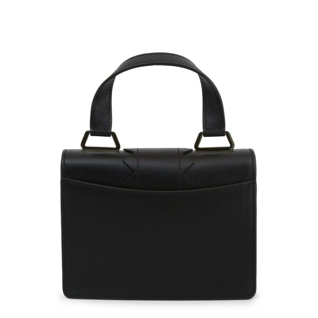 Black Leather Top Handle
